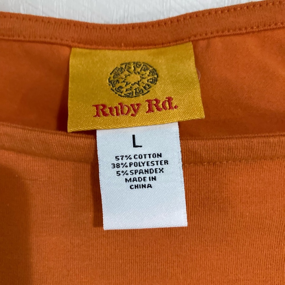 Ruby Rd. Shirt. Size L - Picture 2 of 4